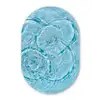 Water - Blauw - bubbels Wandcirkel Ovaal Forex klein -3d