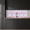 Patroon - Agaat - Retro - Paars keuken achterwand 2 middel 871 -sfeer1