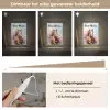 Paard - Meisjes - Blauw - Roze Light Box met kabel (Kinderlampje) klein -USP_dimbaarNL