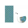 Symmetrisch - Patroon - Blauw fotobehang vinyl groot 64 -3d