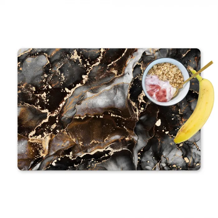 Marmer - Goud - Glitter - Luxe Placemat vinyl groot -zzzproduct_Kitchenyeah-website