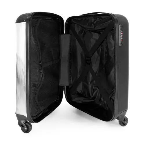 Sympathiek span NBS - Handbagage koffer - Kinderen Unisex middel -binnenkant