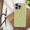Vlecht - Patroon - Groen Hoesje iPhone 16 Pro Max met koord klein 804 -sfeer4
