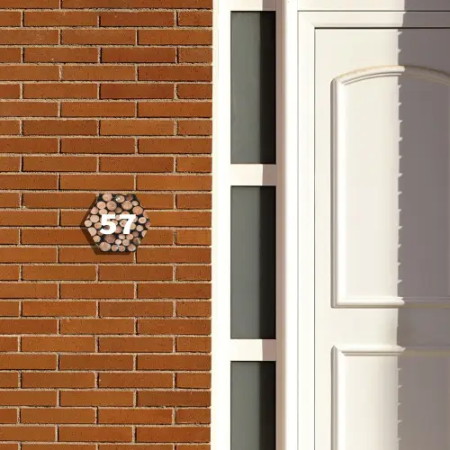 Houtstapel - Traditioneel Naambord Hexagon klein -sfeer3-hexagon-XS