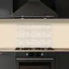 Golven - Structuur - Beige keuken achterwand spatscherm klein 900 -sfeer1