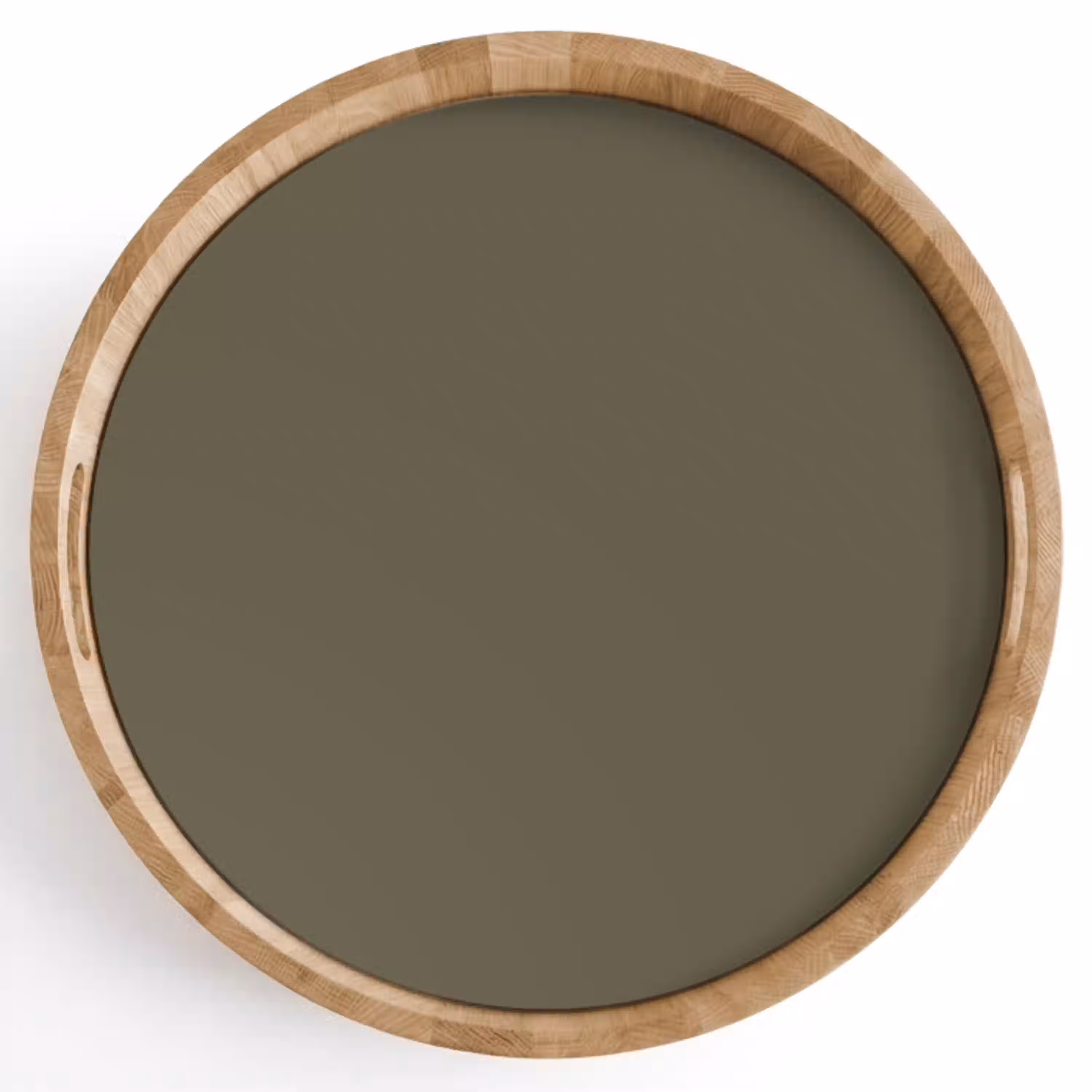 Deep - Khaki - Groen Dienblad Rond middel 914 -z3d_shopping