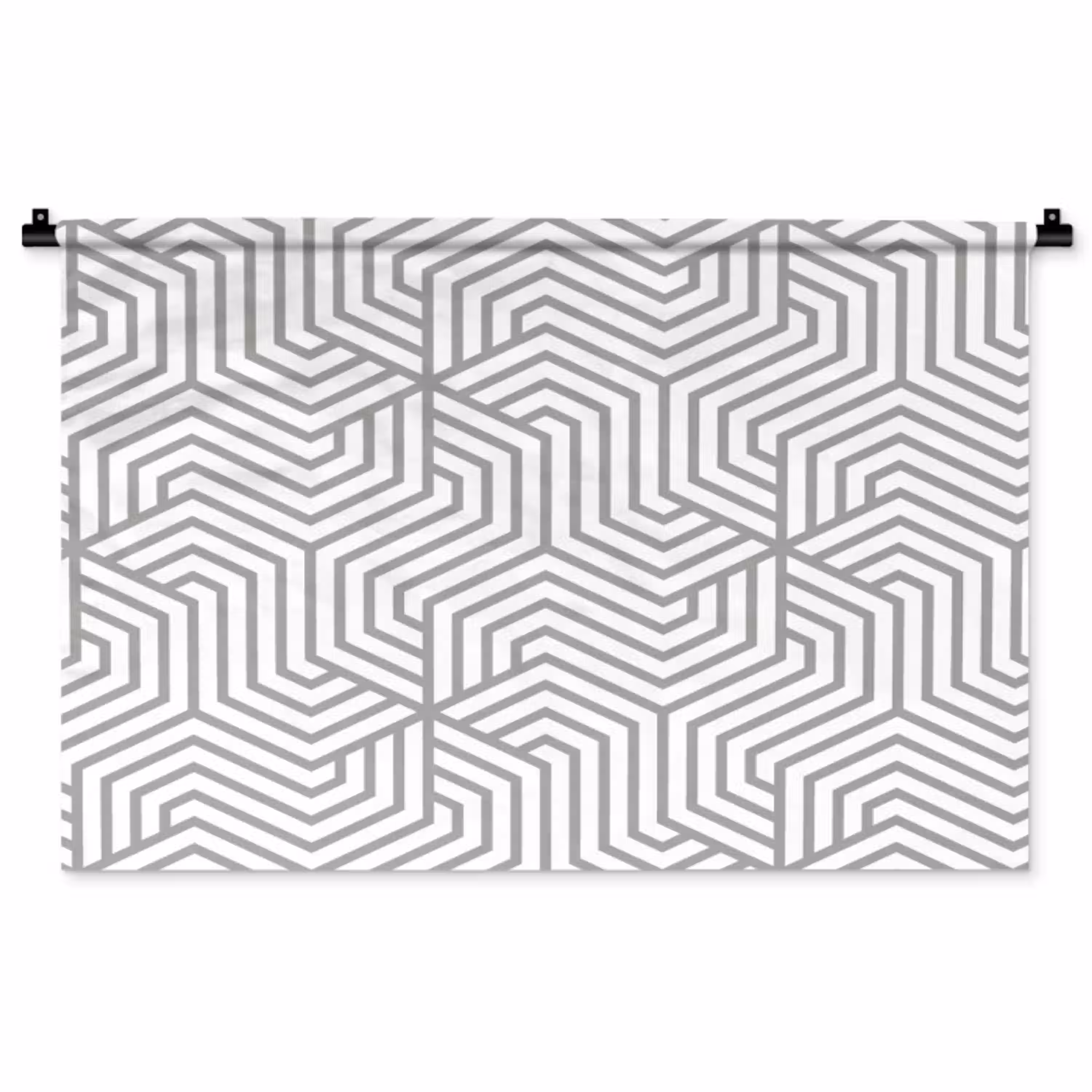 Lijn - Design - Geometrie - Patroon Wandkleed katoen middel 269 -zz3d