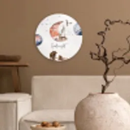 Quotes - Goodnight - Spreuken - Kinderen - Jongens - Meisjes - Kind Wandcirkel kunststof plaat 5mm dik klein -sfeer1
