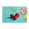Kersen - Rood - Drie - Geverfd Placemat vinyl groot -zzzproduct_Kitchenyeah-website