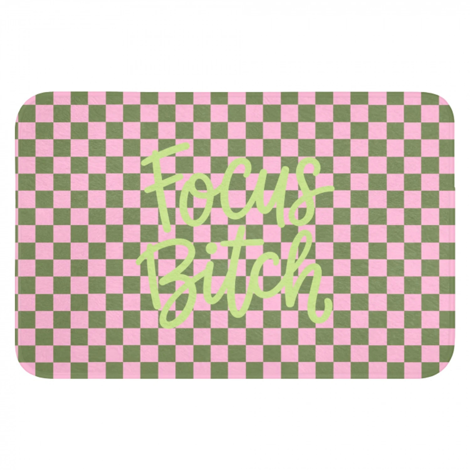 Focus - Vakken - Roze Badmat klein -3d