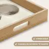 Cirkels - Vorm - Beige - Abstract Dienblad Rechthoek middel -USP_HandgreepNL