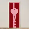 Love - Hart - Rood deurposter klein -3d_beige