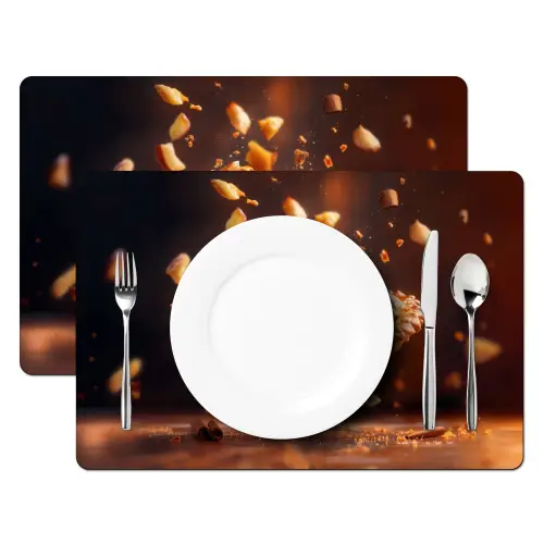 Appel - Taart - Warm - Eten Placemat vinyl groot -zzsfeer2_Kitchenyeah-website