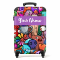 Monstervrienden Festijn NBS - Handbagage koffer - Kinderen Unisex middel -productfoto_recht