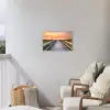 Zonsondergang over de Duinen Tuinposter op houten frame 2 cm dik klein -sfeer1