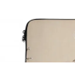 Kraanvogels - Bloesem - Beige laptophoes neopreen klein -detail