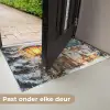 Kerstdorp - Huizen - Sneeuw - Kerst Deurmat klein -USP_NL