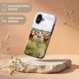 Koeien - Portret - Weide - Boerderij - Nieuwsgierig Toughcase MagSafe Apple iPhone 17 klein -USP_RandenV_NL
