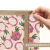 Drakenfruit - Patroon - Roze Light Box met batterij (Wandlamp) middel 907 -USP_websiteprintNL