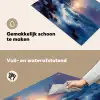 Golven - Zee - Kleurrijk - Rotsen Inductie beschemer met haakjes klein -ky-schoon-nl