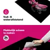 Vlinder - Roze - Nachtvlinder Inductie beschermer vinyl 3mm klein -wsfeer6_website