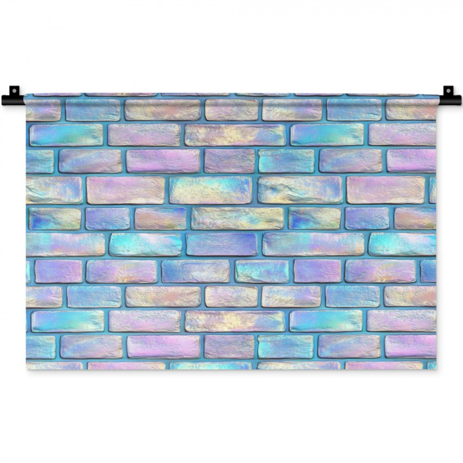 Regenboog - Glans - Steen Wandkleed katoen klein 269 -zz3d