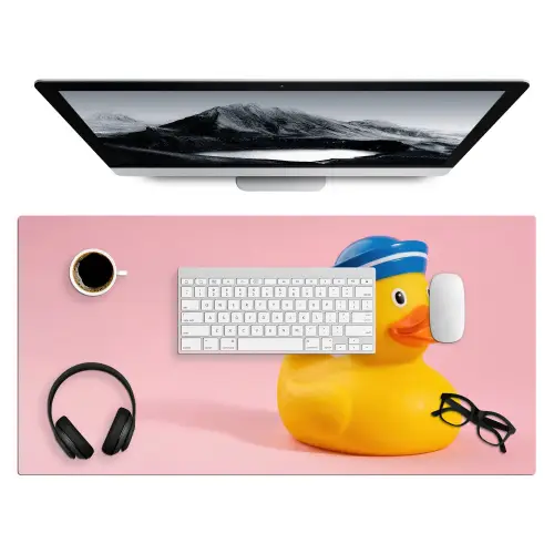 Matroos - Eend - Roze Muismat XXL klein -3d
