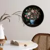 Bloemen - Art - Pastel - Quotes Wandcirkel plexiglas klein -sfeer4