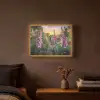 Vingerhoedskruid - Bloemen - Tuin Light Box met batterij (Wandlamp) middel -sfeer4