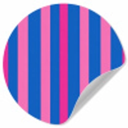Modern - Optisch - Roze Wandcirkel behangsticker klein 186 -3d