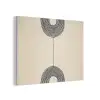 Geometrische bogen - Minimalistisch - Symmetrisch PET vilt klein -3d