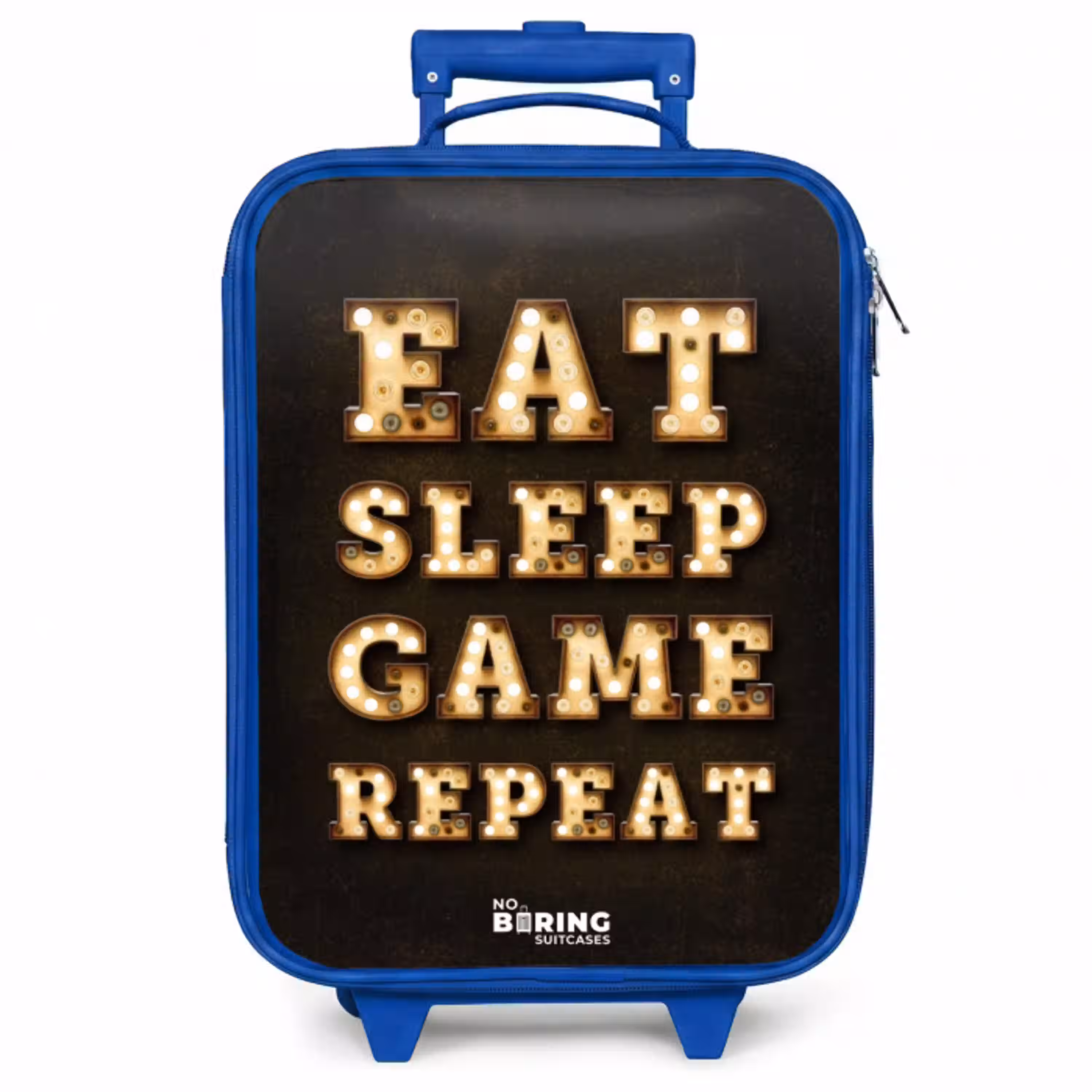 Qoute met licht Kinderkoffer - Blauw klein -zzz_website3d