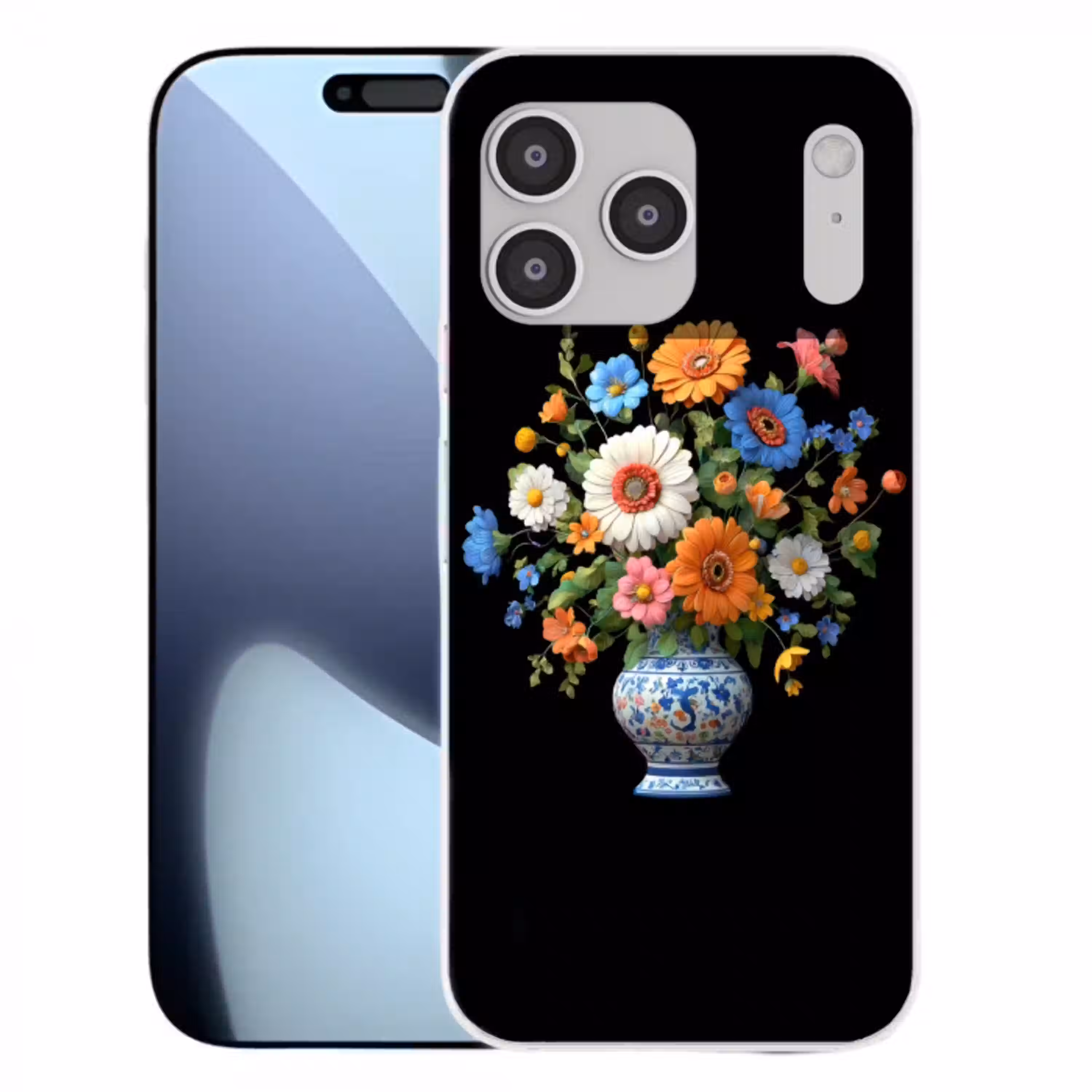 Vaas - Boeket - Bloemen - Kleur Telefoonhoesje iPhone 17 Pro Max klein -3d