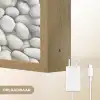 Steentjes - Grijs - Ovaal Light Box met batterij (Wandlamp) middel 907 -USP_websiteoplaadbaarNL