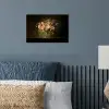 Glazen - Bloemen - Boeket - Kleuren poster papier klein -sfeer2