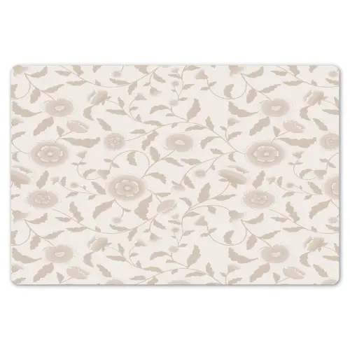 Sierlijk - Bloemen - Beige Placemat vinyl groot 368 -zzsfeer1_Kitchenyeah-website