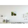 Uil - Boomstronk - Bos - Lucht textielposter latten blank klein -kinderkamer