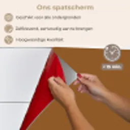 Bruin - Aardetint - Effen kleur keuken achterwand spatscherm klein 900 -spatscherm_NL