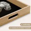 Kok - Rood - Kip Dienblad Rechthoek middel -USP_HandgreepNL