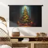 Kerstboom - Cadeau - Kerst - Winter Wandkleed katoen middel -sfeer5