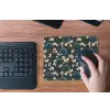 Botanisch - Bloemen - Blauw muismat rubber klein 262 -toetsenbord