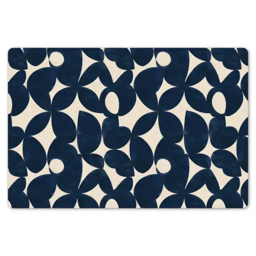 Modern - Geometrisch - Blauw Placemat vinyl groot 368 -zzsfeer1_Kitchenyeah-website