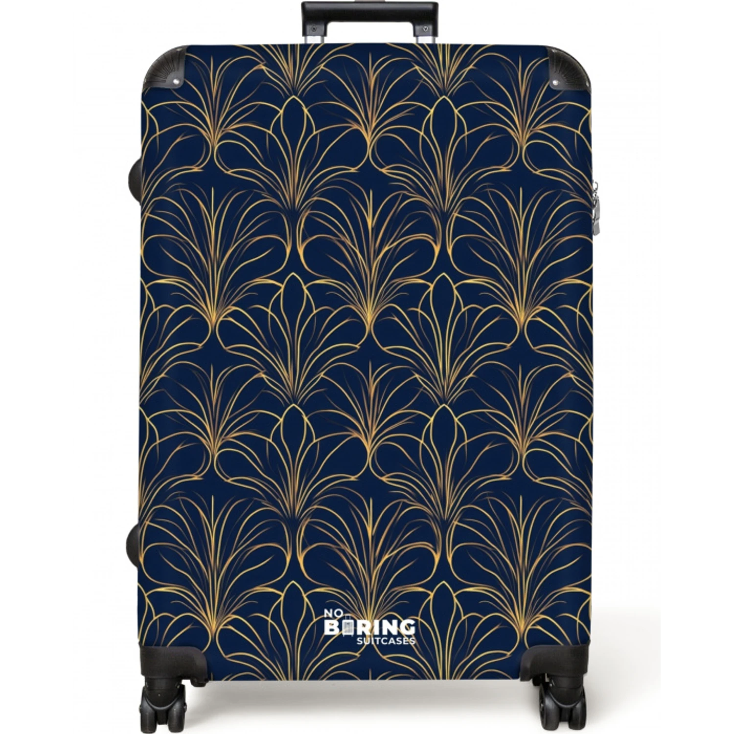 Deco - Waaier - Blauw NBS - Large koffer - Volwassenen Unisex groot -zzzzzzzzkaufland2
