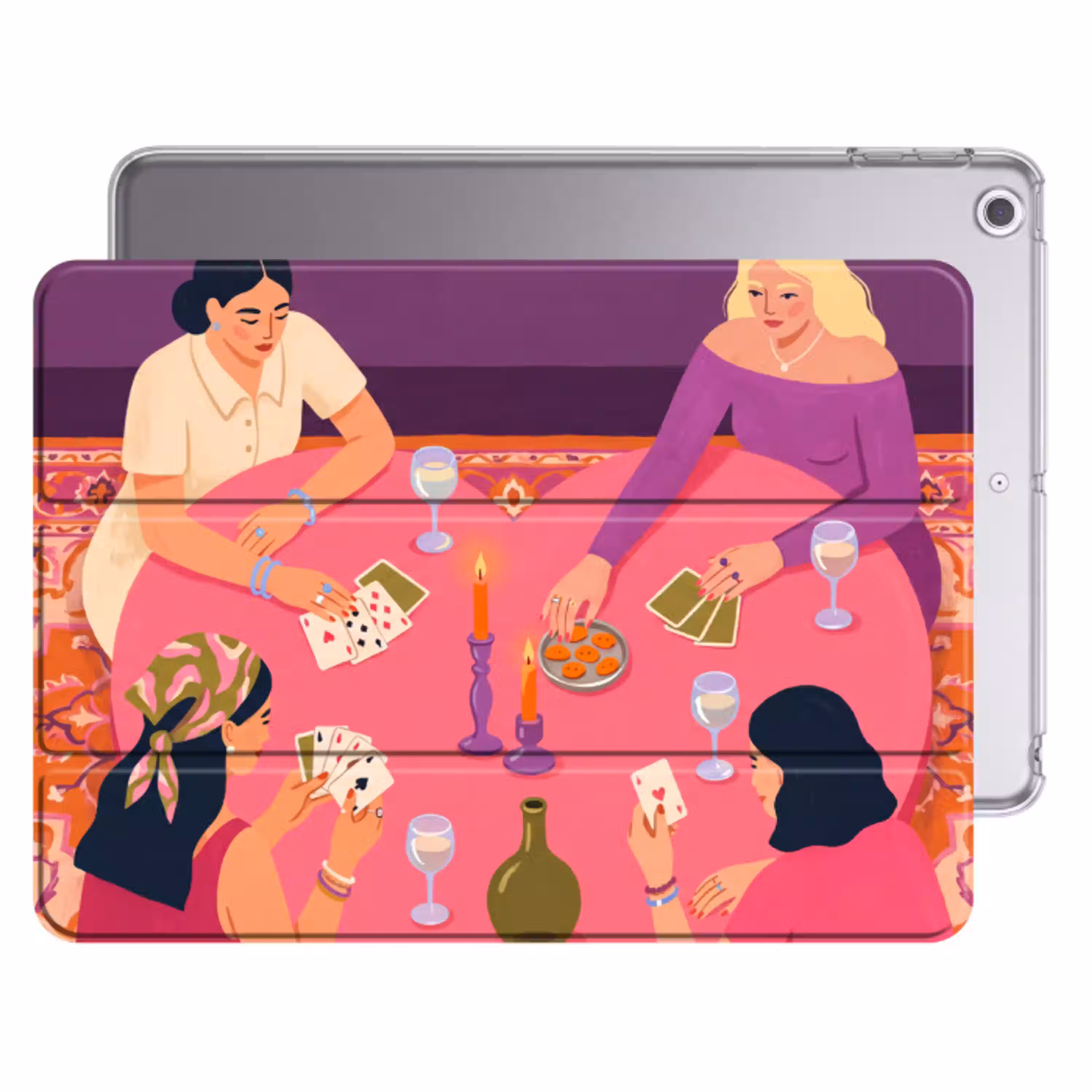 Mensen - Kaartspel - Interieur - Modern - Kleurrijk Apple iPad 2017 middel -threedimensional_3d_global
