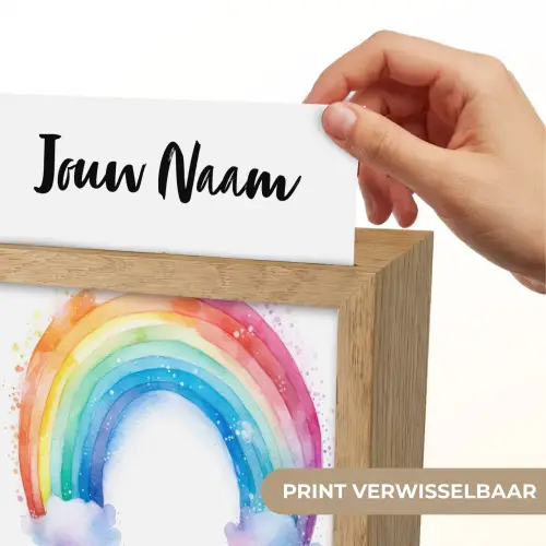 Regenboog - Kinderen - Meisje Light Box met kabel (Kinderlampje) klein -USP_websiteprintNL