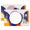 Vormen - Abstract - Grafisch - Oranje Placemat vinyl groot -zzsfeer2_Kitchenyeah-website