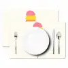 Schepijs - Hoorntje - Illustratie - Minimalistisch Placemat vinyl groot -zzsfeer2_Kitchenyeah-website