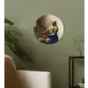 Het melkmeisje - Kunst - Oude meesters - Vermeer Wandcirkel kunststof plaat 5mm dik klein -sfeer3