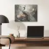 Pauw - Pauwenveren - Vogel - Jungle - Bloemen PET vilt klein -sfeer5