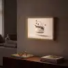 Cheesecake - Eten - Roze - Taart Light Box met batterij (Wandlamp) middel -sfeer1
